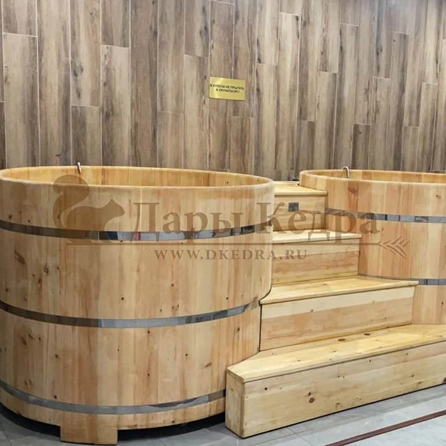 Купель двойная круглая