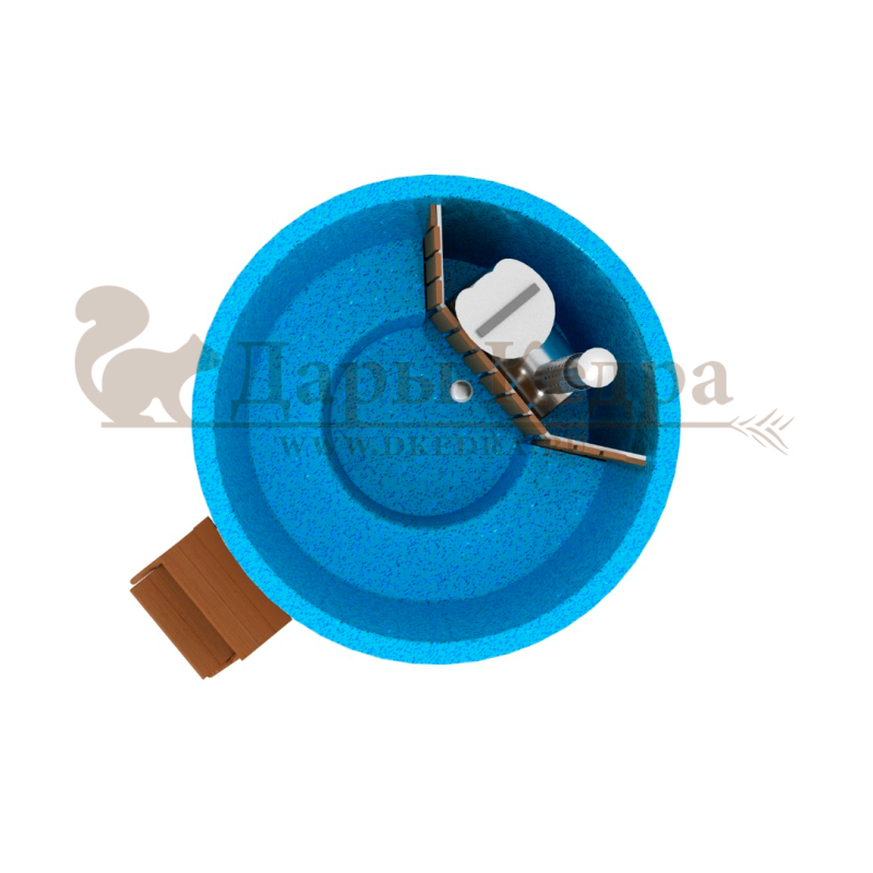 Финская круглая композитная купель с подогревом (с печкой)  «Премиум 220 40 квт»